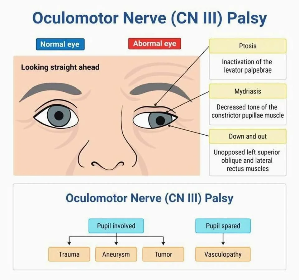 Oculomotor Nerve (CN III) Palsy Notes