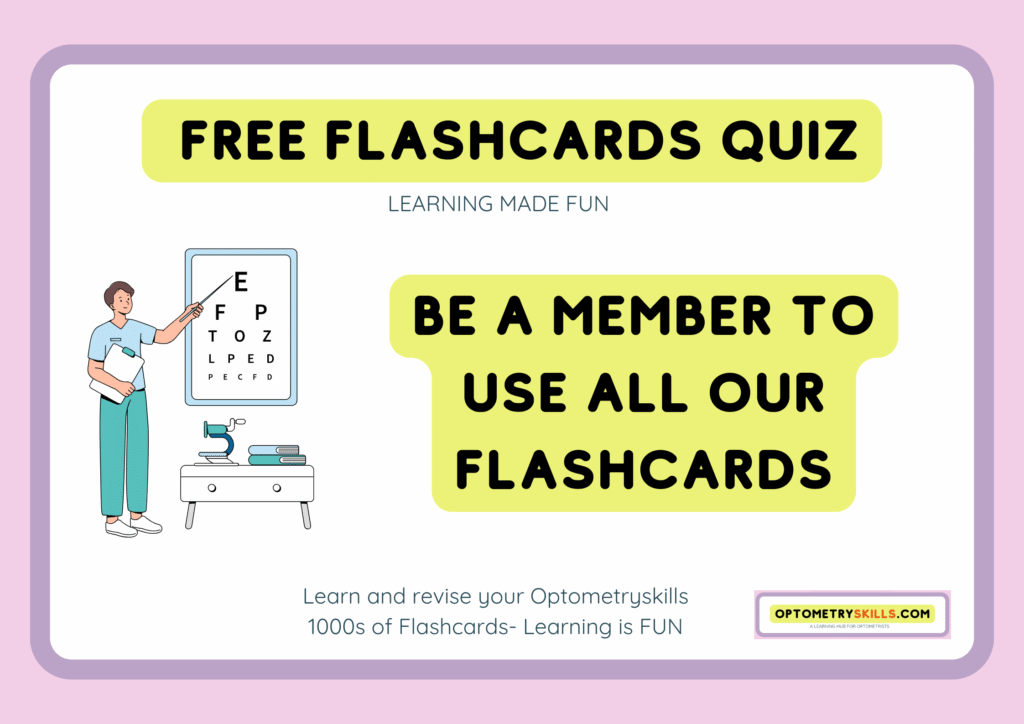 optometry flashcards