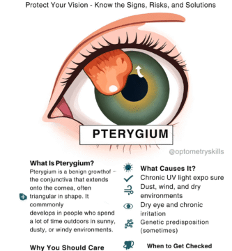 Pterygium Awareness Poster