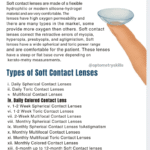 soft contact lens