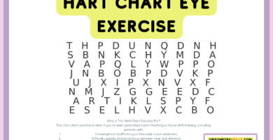 hart chart Eye exercise