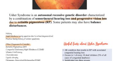 Usher Syndrome and Optometry