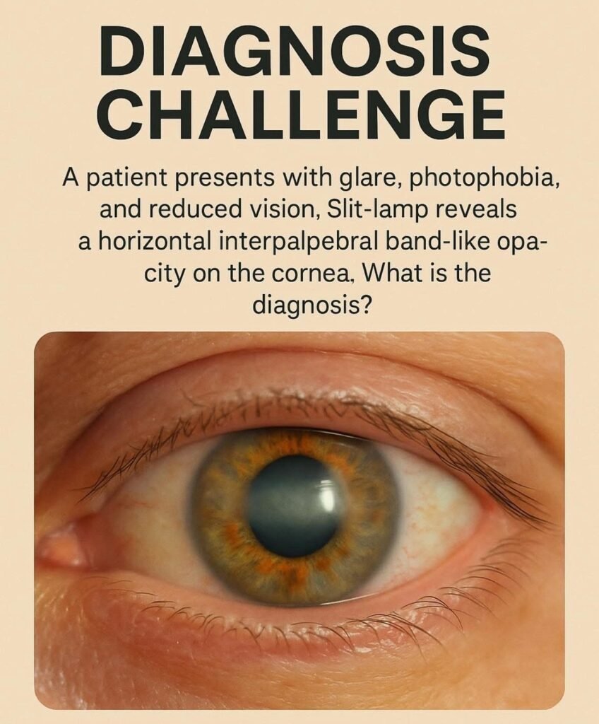 Calcific Band Keratopathy