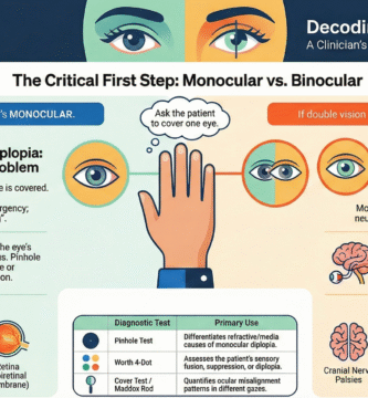 Monocular vs Binocular Diplopia: