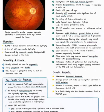 Benign Concentric Annular Macular Dystrophy